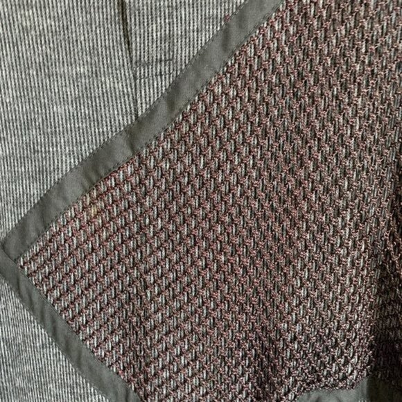 Koos Van Den Akker Hothouse 80s Art to Wear Dress M Gray Patchwork Avant Garde - Picture 8 of 9